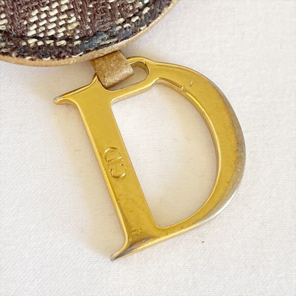 DIOR Trotter Canvas Leather Bi-fold Compact Wallet - Picture 4 of 13